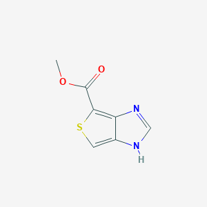 molecular formula C7H6N2O2S B2609418 methyl 1H-thieno[3,4-d]imidazole-4-carboxylate CAS No. 1446449-92-8