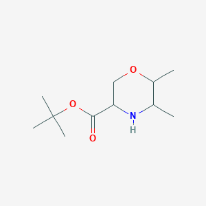 B2609530 Tert-butyl 5,6-dimethylmorpholine-3-carboxylate CAS No. 2248260-19-5