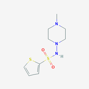 molecular formula C9H15N3O2S2 B260955 N-(4-methylpiperazin-1-yl)thiophene-2-sulfonamide 