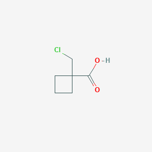 molecular formula C6H9ClO2 B2609686 1-(Chloromethyl)cyclobutane-1-carboxylic acid CAS No. 2384729-20-6