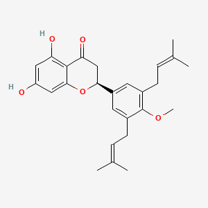 molecular formula C26H30O5 B2609894 Abyssinone V 4'-methyl ether CAS No. 201480-12-8