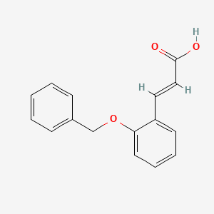B2609908 (2E)-3-[2-(benzyloxy)phenyl]prop-2-enoic acid CAS No. 113982-23-3; 144242-91-1