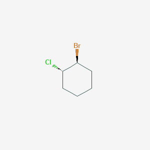 molecular formula C6H10BrCl B260999 trans-1-Bromo-2-chlorocyclohexane 