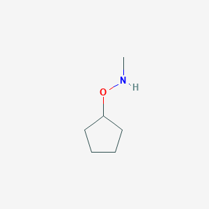 molecular formula C6H13NO B2610056 (Cyclopentyloxy)(methyl)amine CAS No. 1545691-27-7