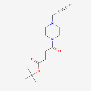 Tert-butyl 4-oxo-4-(4-prop-2-ynylpiperazin-1-yl)butanoate