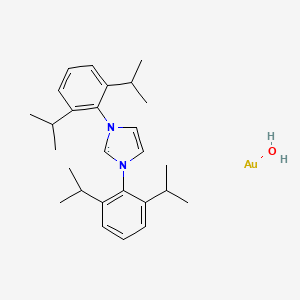 1,3-Bis(2,6-di-i-propylphenyl)imidazol-2-ylidenegold(I) hydroxide