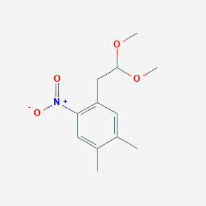 1-(2,2-Dimethoxyethyl)-4,5-dimethyl-2-nitrobenzene