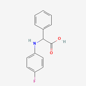 (4-Fluoro-phenylamino)-phenyl-acetic acid
