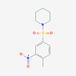 1-[(4-Methyl-3-nitrobenzene)sulfonyl]piperidine