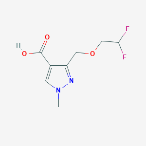 3-(2,2-Difluoroethoxymethyl)-1-methylpyrazole-4-carboxylic acid