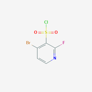 molecular formula C5H2BrClFNO2S B2610182 4-Bromo-2-fluoropyridine-3-sulfonyl chloride CAS No. 1805249-06-2