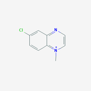 molecular formula C9H8ClN2+ B261019 6-Chloro-1-methylquinoxalin-1-ium 