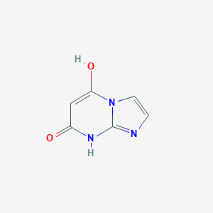 molecular formula C6H5N3O2 B026103 Imidazo[1,2-a]pyrimidine-5,7-diol CAS No. 51647-90-6