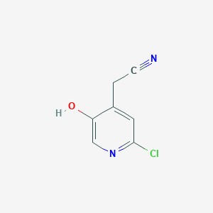 2-(2-Chloro-5-hydroxypyridin-4-yl)acetonitrile