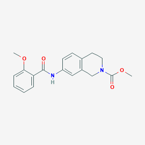 methyl 7-(2-methoxybenzamido)-3,4-dihydroisoquinoline-2(1H)-carboxylate