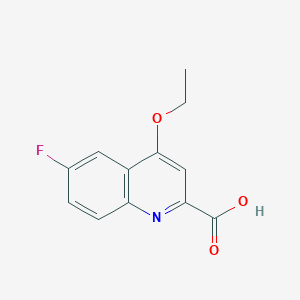 4-Ethoxy-6-fluoroquinoline-2-carboxylic acid