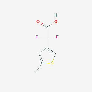 2,2-Difluoro-2-(5-methylthiophen-3-yl)acetic acid