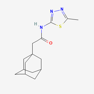 2-(1-adamantyl)-N-(5-methyl-1,3,4-thiadiazol-2-yl)acetamide