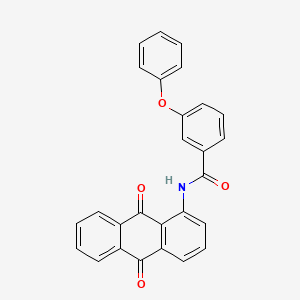 N-(9,10-dioxo-9,10-dihydroanthracen-1-yl)-3-phenoxybenzamide