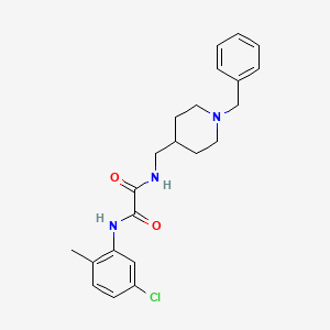 N1-((1-benzylpiperidin-4-yl)methyl)-N2-(5-chloro-2-methylphenyl)oxalamide