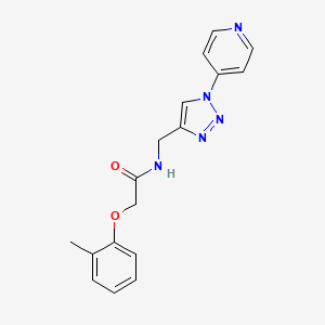 N-((1-(pyridin-4-yl)-1H-1,2,3-triazol-4-yl)methyl)-2-(o-tolyloxy)acetamide