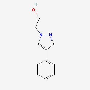 molecular formula C11H12N2O B2610559 2-(4-phenyl-1H-pyrazol-1-yl)ethan-1-ol CAS No. 53868-58-9