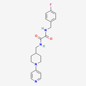 N1-(4-fluorobenzyl)-N2-((1-(pyridin-4-yl)piperidin-4-yl)methyl)oxalamide