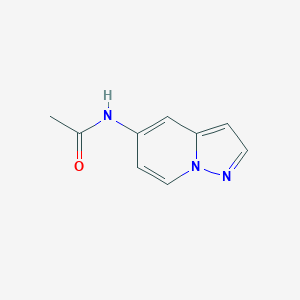 molecular formula C9H9N3O B2610630 N-{pyrazolo[1,5-a]pyridin-5-yl}acetamide CAS No. 2034546-52-4