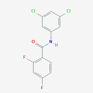 molecular formula C13H7Cl2F2NO B261070 N-(3,5-dichlorophenyl)-2,4-difluorobenzamide 