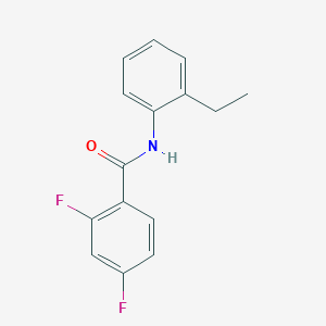 molecular formula C15H13F2NO B261076 N-(2-ethylphenyl)-2,4-difluorobenzamide 