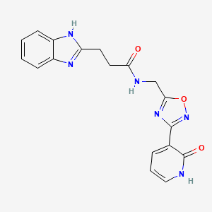 molecular formula C18H16N6O3 B2610763 F6524-1593 