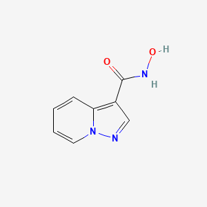 molecular formula C8H7N3O2 B2610799 N-Hydroxypyrazolo[1,5-a]pyridine-3-carboxamide CAS No. 1700052-70-5