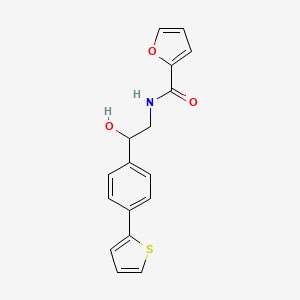 molecular formula C17H15NO3S B2610861 N-{2-hydroxy-2-[4-(thiophen-2-yl)phenyl]ethyl}furan-2-carboxamide CAS No. 2380192-45-8