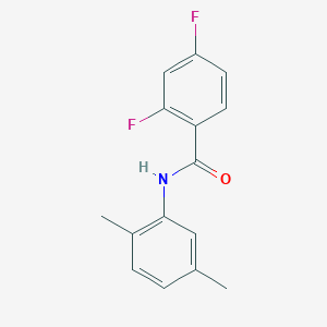 molecular formula C15H13F2NO B261090 N-(2,5-dimethylphenyl)-2,4-difluorobenzamide 