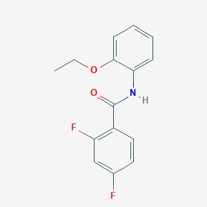 molecular formula C15H13F2NO2 B261098 N-(2-ethoxyphenyl)-2,4-difluorobenzamide 