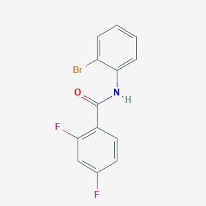 molecular formula C13H8BrF2NO B261099 N-(2-bromophenyl)-2,4-difluorobenzamide 