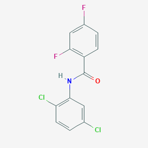 molecular formula C13H7Cl2F2NO B261101 N-(2,5-dichlorophenyl)-2,4-difluorobenzamide 