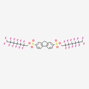 di(2,2,3,3,4,4,5,5,6,6,7,7-dodecafluoroheptyl) 9H-fluorene-2,7-disulphonate
