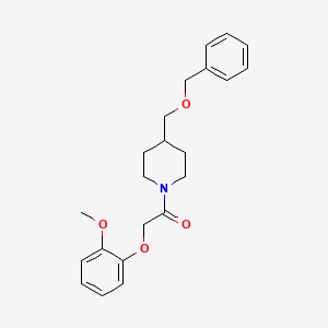 1-(4-((Benzyloxy)methyl)piperidin-1-yl)-2-(2-methoxyphenoxy)ethanone