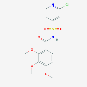 N-[(2-chloropyridin-4-yl)sulfonyl]-2,3,4-trimethoxybenzamide