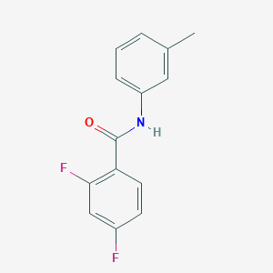 molecular formula C14H11F2NO B261103 2,4-difluoro-N-(3-methylphenyl)benzamide 