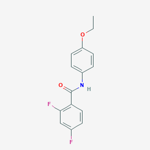 molecular formula C15H13F2NO2 B261105 N-(4-ethoxyphenyl)-2,4-difluorobenzamide 