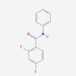 molecular formula C13H9F2NO B261106 2,4-difluoro-N-phenylbenzamide 