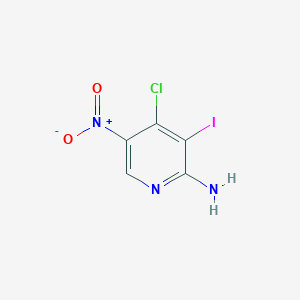 4-Chloro-3-iodo-5-nitropyridin-2-amine
