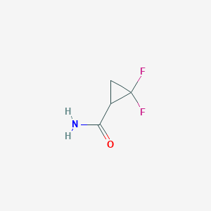B2611163 2,2-Difluorocyclopropane-1-carboxamide CAS No. 107872-84-4