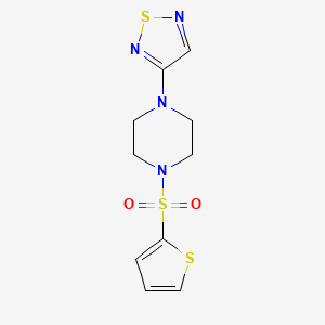 1-(1,2,5-Thiadiazol-3-yl)-4-(thiophene-2-sulfonyl)piperazine
