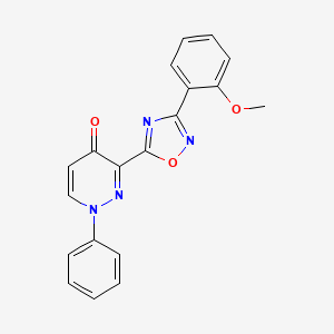 3-{2-[3-methyl-4-(4-methylphenyl)piperazin-1-yl]-2-oxoethyl}-1H-indole-2-carboxylic acid