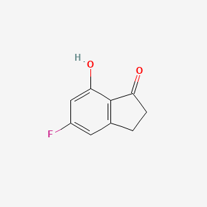 5-Fluoro-7-hydroxy-2,3-dihydro-1H-inden-1-one