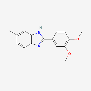 2-(3,4-dimethoxyphenyl)-5-methyl-1H-benzimidazole