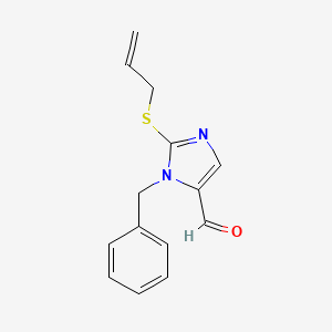 2-(allylsulfanyl)-1-benzyl-1H-imidazole-5-carbaldehyde